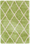 Opulent Lattice Plush Collection Area Rug - Versailles Rectangle Light Green  lifestyle 5