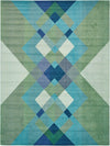 Marrakesh Elegance Collection Area Rug -  Rabat Rectangle Green Main
