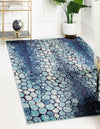 Marrakesh Elegance Collection Area Rug -  Selouane Rectangle Blue  lifestyle 2