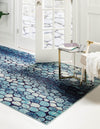 Marrakesh Elegance Collection Area Rug -  Selouane Rectangle Blue  lifestyle 3