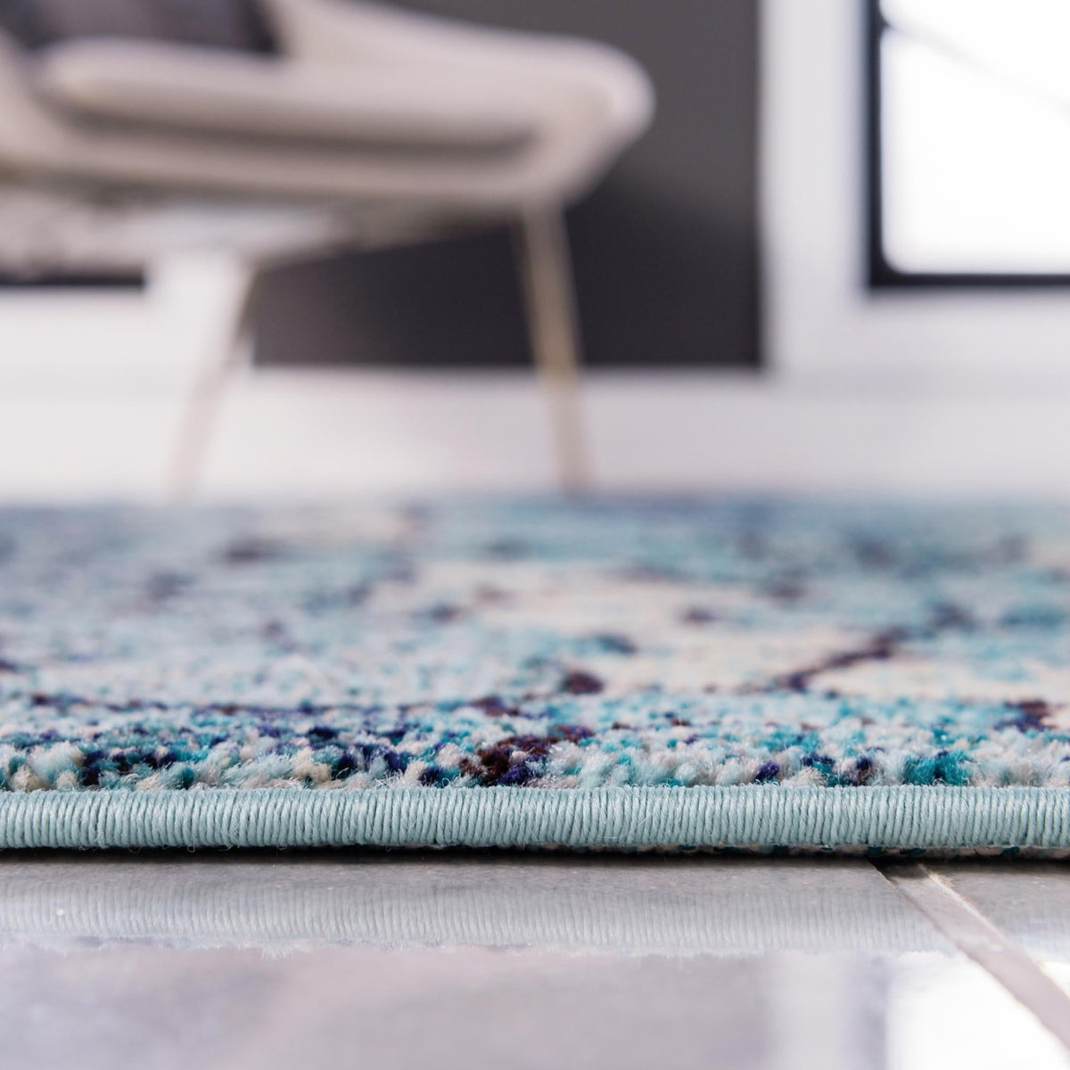 Marrakesh Elegance Collection Area Rug -  Selouane Rectangle Blue  lifestyle 5