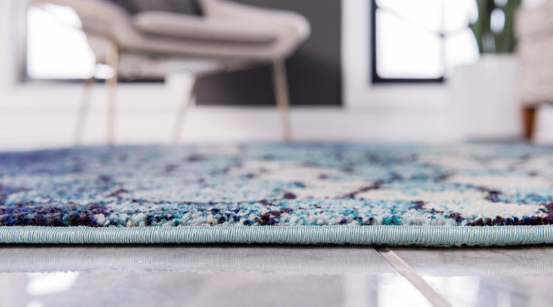 Marrakesh Elegance Collection Area Rug -  Selouane Runner Blue  lifestyle 19