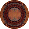 Marrakesh Elegance Collection Area Rug -  Sijilmasa Round Orange  lifestyle 29