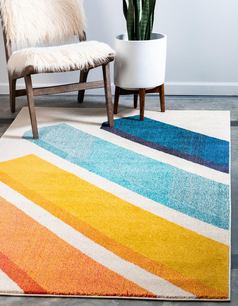 Marrakesh Elegance Collection Area Rug -  Volubilis. Rectangle Beige  lifestyle 2