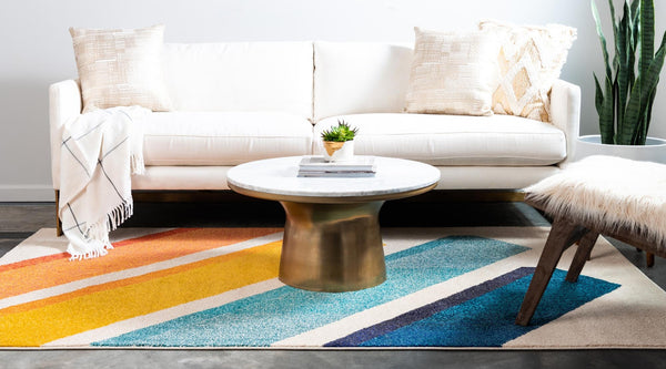 Marrakesh Elegance Collection Area Rug -  Volubilis. Rectangle Beige  lifestyle 4