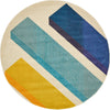 Marrakesh Elegance Collection Area Rug -  Volubilis. Round Beige  lifestyle 13