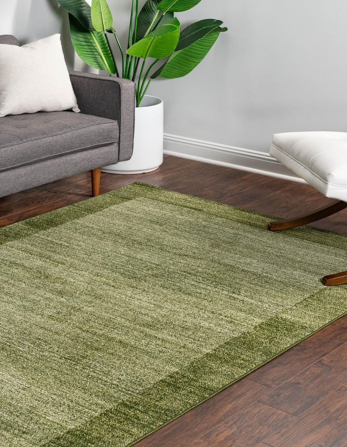 Studio Haven Collection Area Rug -  Conservatory (Light Green) Rectangle Light Green  lifestyle 3