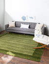 Studio Haven Collection Area Rug -  Conservatory (Light Green) Square Light Green  lifestyle 21