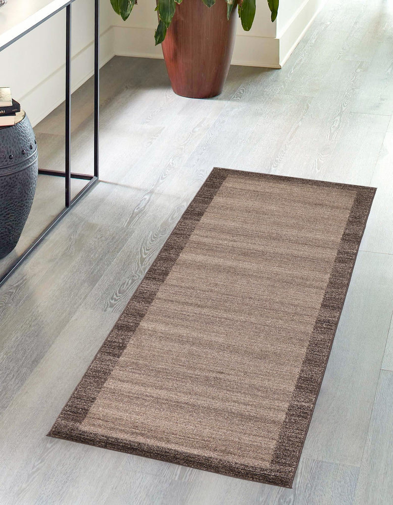 Studio Haven Collection Area Rug -  Conservatory (Light Brown) Runner Light Brown  lifestyle 31
