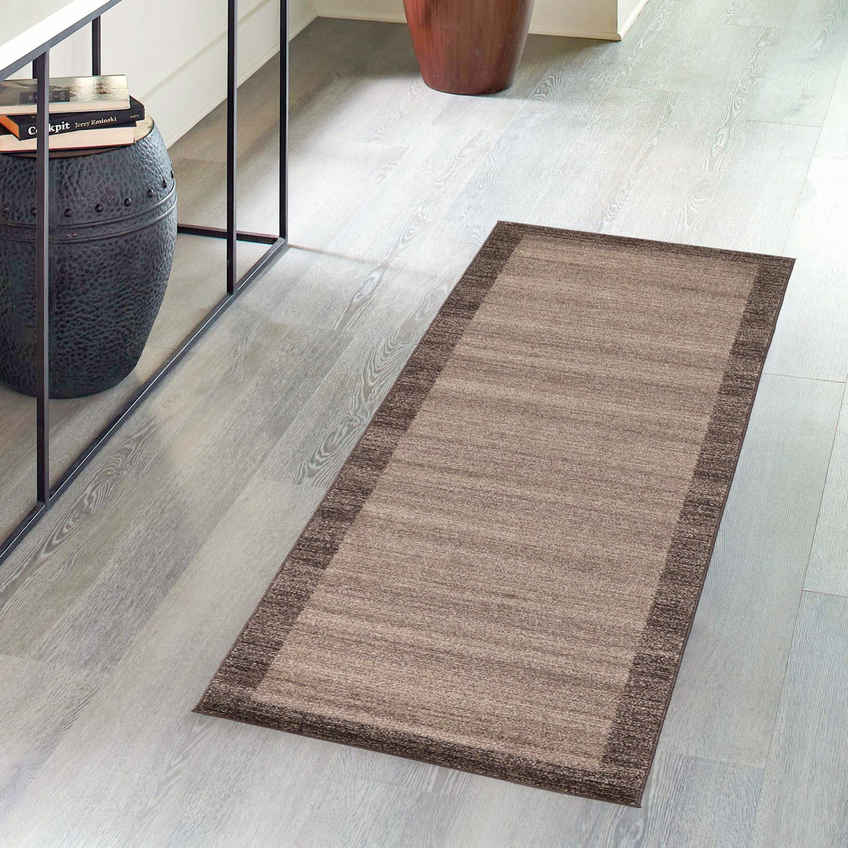 Studio Haven Collection Area Rug -  Conservatory (Light Brown) Runner Light Brown  lifestyle 72