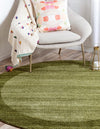 Studio Haven Collection Area Rug -  Conservatory (Light Green) Round Light Green  lifestyle 25