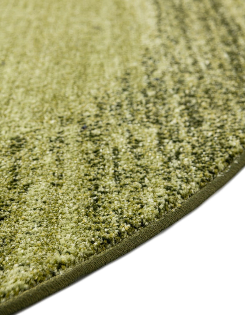 Studio Haven Collection Area Rug -  Conservatory (Light Green) Round Light Green  lifestyle 33