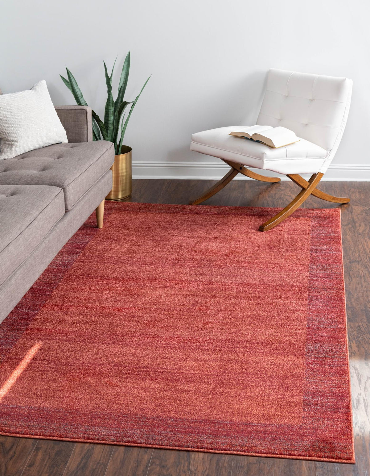 Studio Haven Collection Area Rug -  Conservatory (Terracotta) Rectangle Terracotta  lifestyle 2