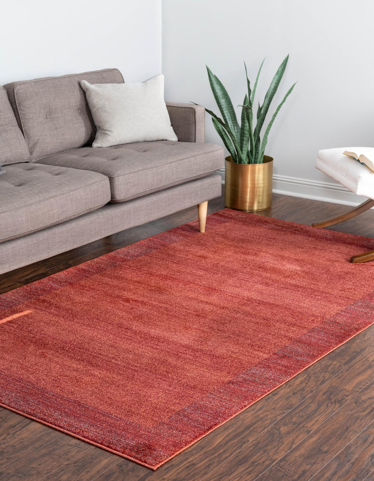 Studio Haven Collection Area Rug -  Conservatory (Terracotta) Rectangle Terracotta  lifestyle 3