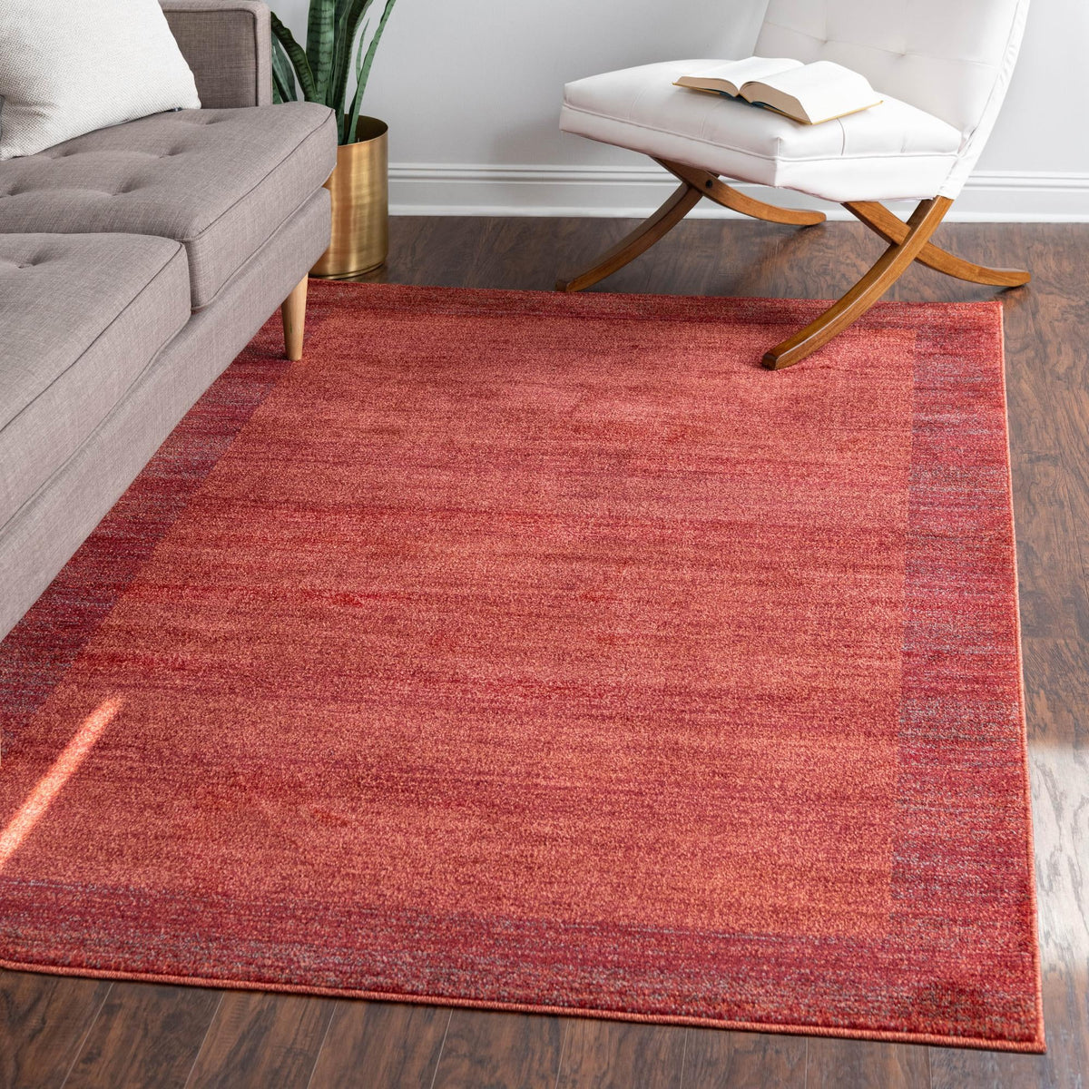 Studio Haven Collection Area Rug -  Conservatory (Terracotta) Rectangle Terracotta  lifestyle 16