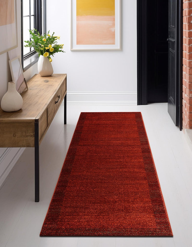 Studio Haven Collection Area Rug -  Conservatory (Terracotta) Runner Terracotta  lifestyle 26