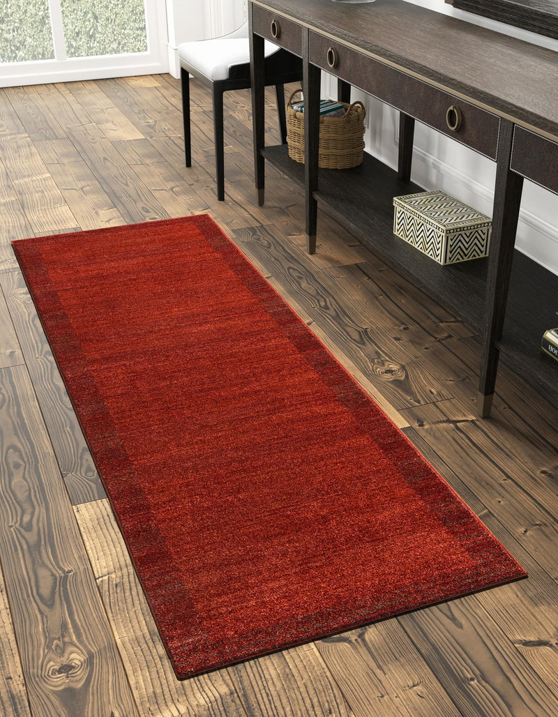 Studio Haven Collection Area Rug -  Conservatory (Terracotta) Runner Terracotta  lifestyle 29