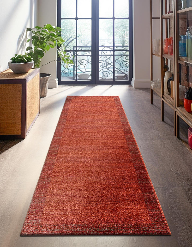 Studio Haven Collection Area Rug -  Conservatory (Terracotta) Runner Terracotta  lifestyle 35