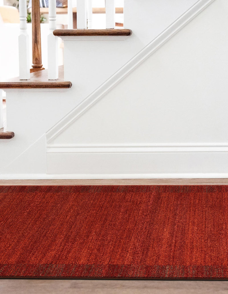 Studio Haven Collection Area Rug -  Conservatory (Terracotta) Runner Terracotta  lifestyle 41