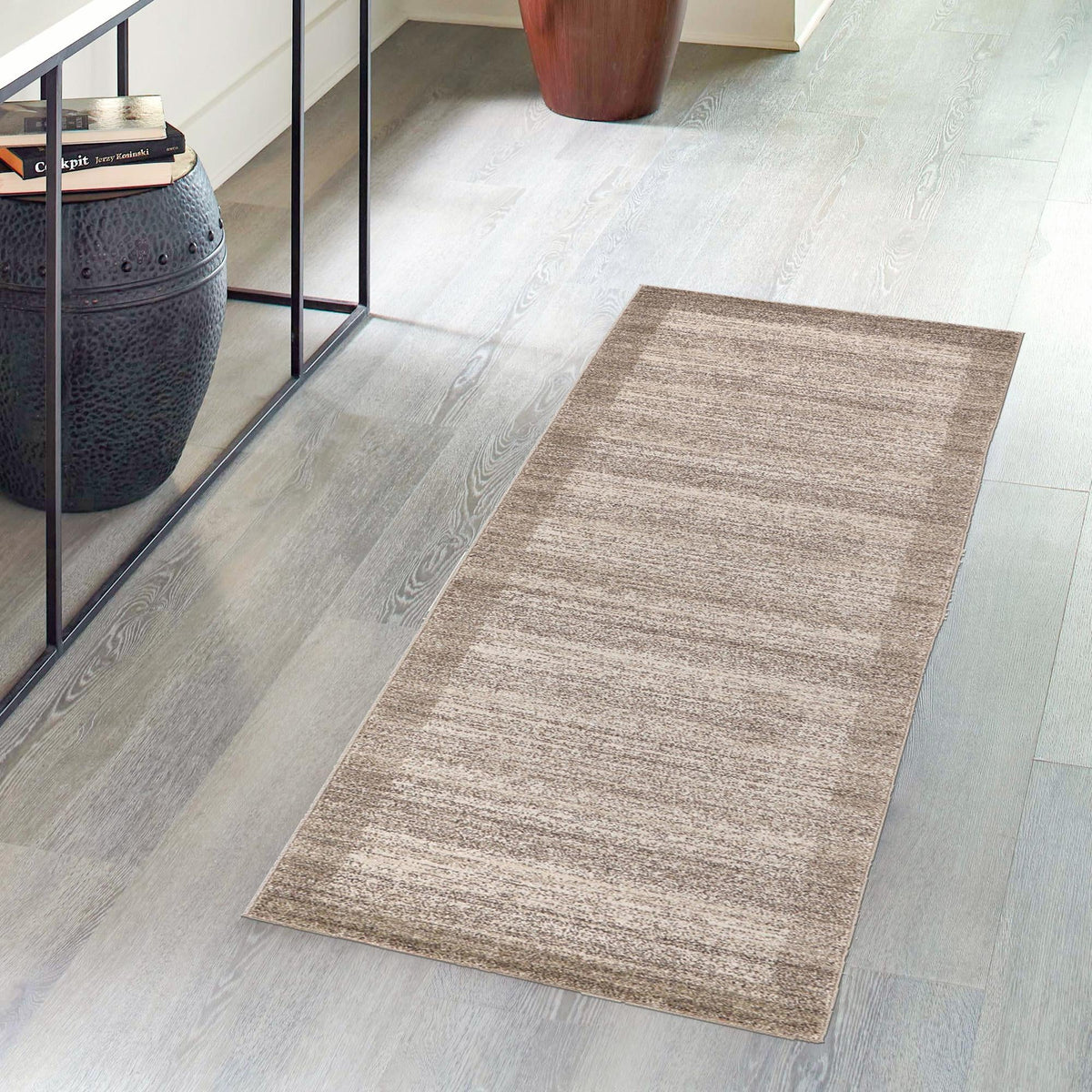 Studio Haven Collection Area Rug -  Conservatory (Beige) Runner Beige  lifestyle 59