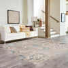 Heritage Retreat Collection Area Rug -  Chalet Square Dark Gray  lifestyle 16