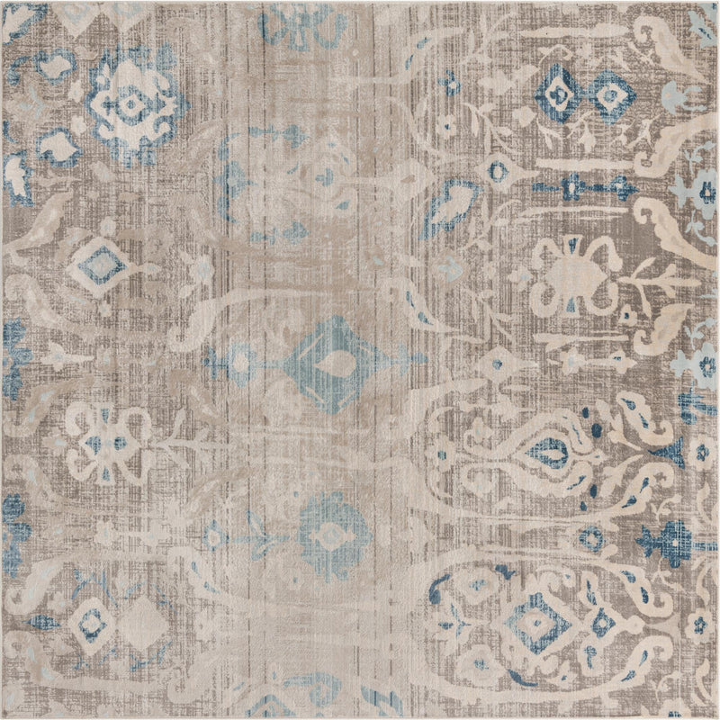Heritage Retreat Collection Area Rug -  Chalet Square Dark Gray  lifestyle 8
