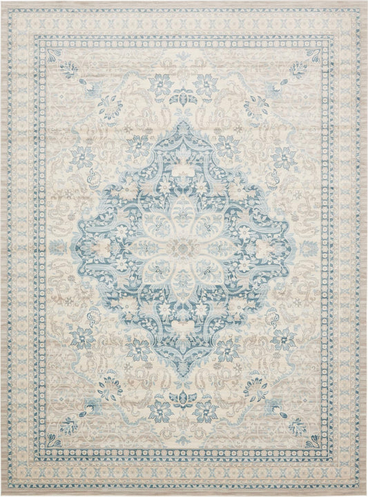 Heritage Retreat Collection Area Rug -  Pavilion Rectangle Beige Main