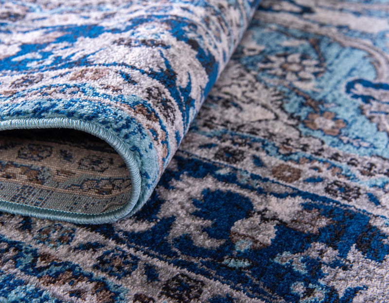 Antique Tapestry Collection Area Rug -  Windsor Rectangle Blue  lifestyle 20