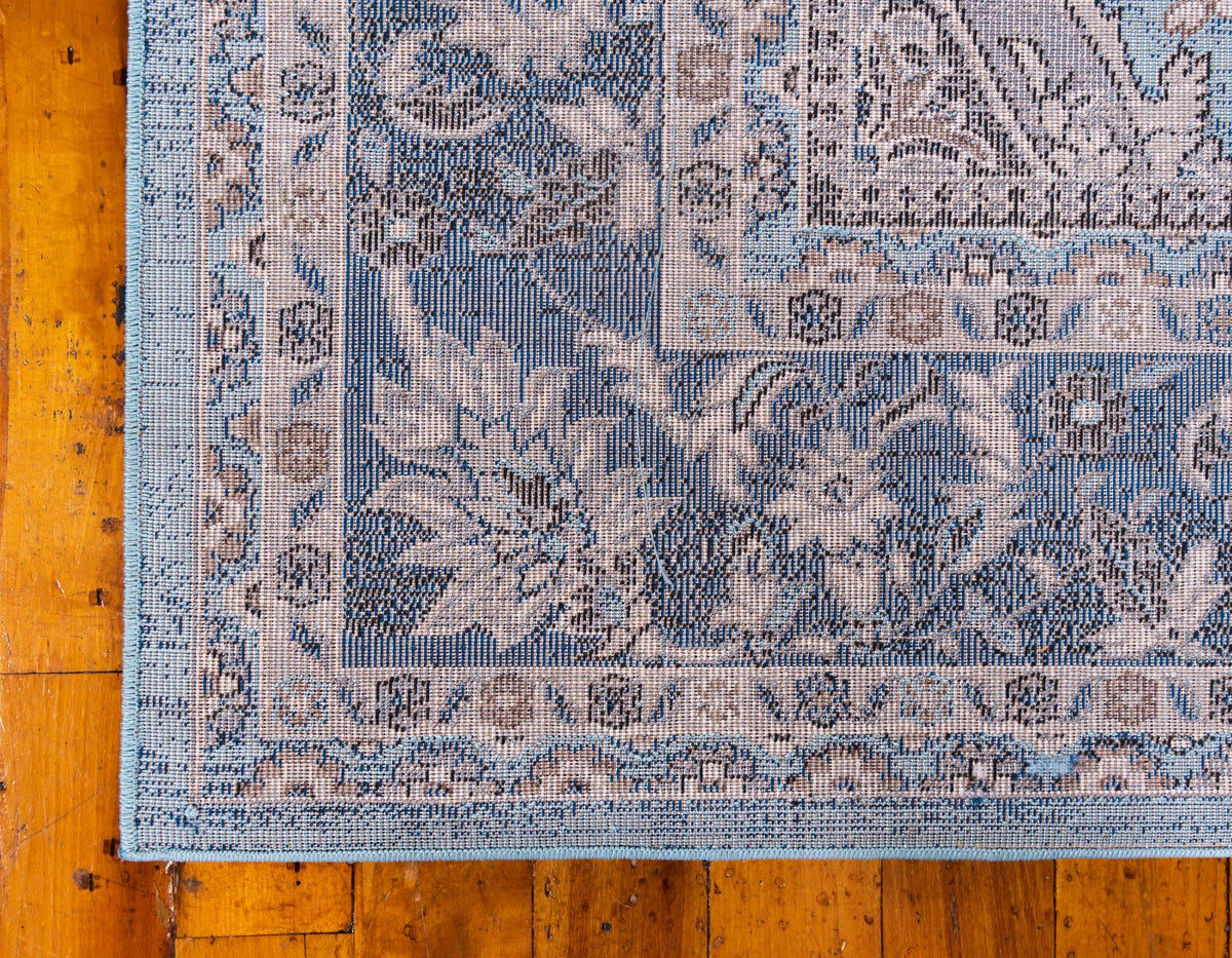 Antique Tapestry Collection Area Rug -  Windsor Rectangle Blue  lifestyle 26