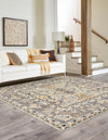 Antique Tapestry Collection Area Rug -  Windsor Square Silver  lifestyle 38