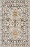 Antique Tapestry Collection Area Rug -  Windsor Rectangle Silver  lifestyle 2