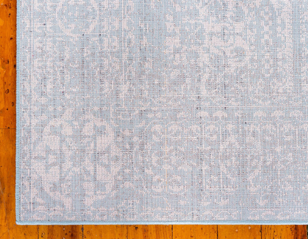 Antique Tapestry Collection Area Rug -  Chantilly Rectangle Light Blue  lifestyle 21