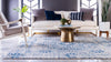 Antique Tapestry Collection Area Rug -  Chantilly Square Ivory  lifestyle 79