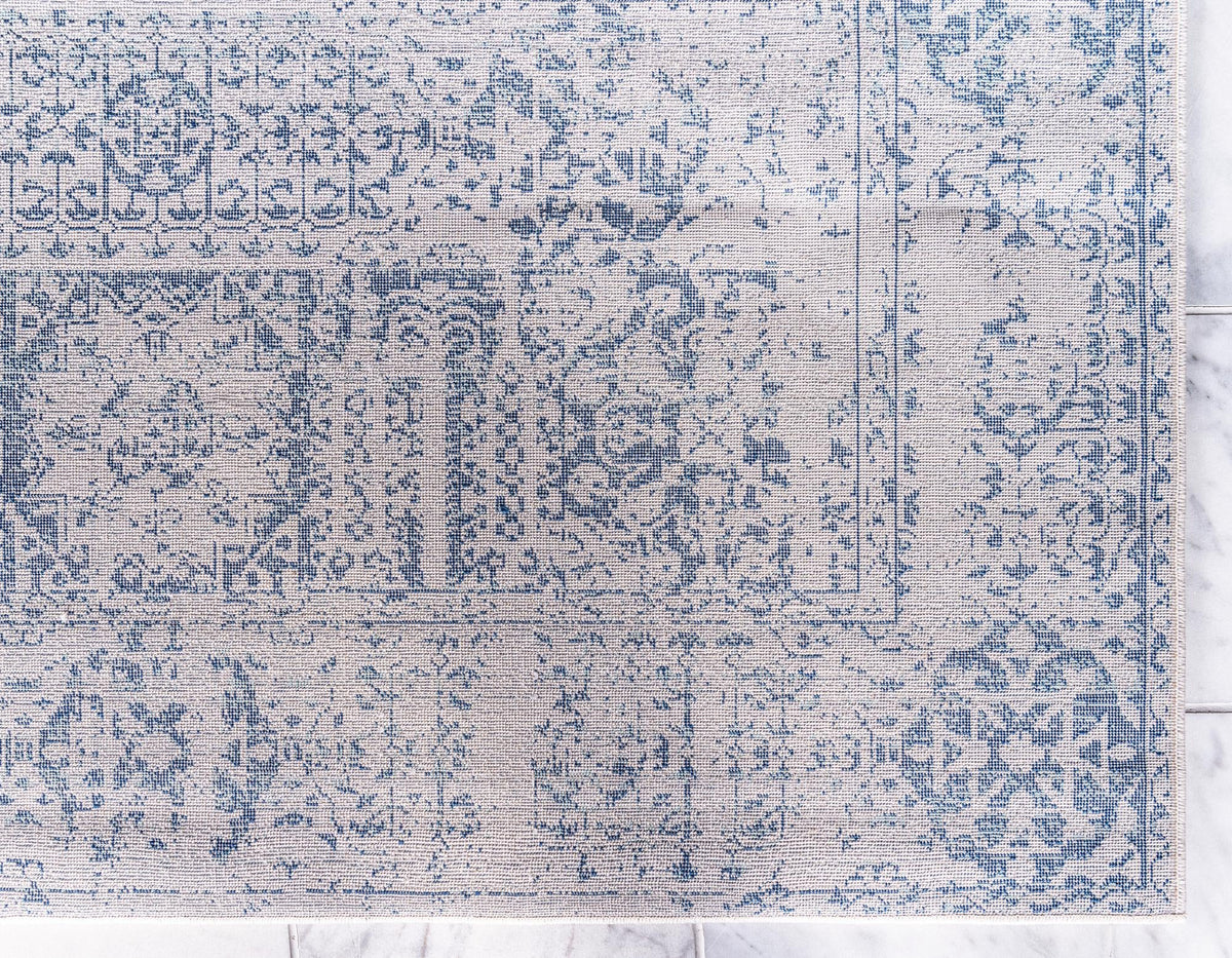 Antique Tapestry Collection Area Rug -  Chantilly Square Ivory  lifestyle 115