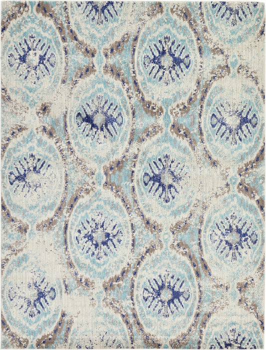 Antique Tapestry Collection Area Rug -  Hampton Rectangle Blue Main