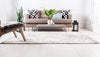 Antique Tapestry Collection Area Rug -  Hampton Rectangle Ivory  lifestyle 8