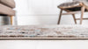 Antique Tapestry Collection Area Rug -  Hampton Rectangle Ivory  lifestyle 9