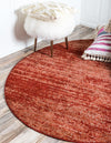 Studio Haven Collection Area Rug -  Gallery (Terracotta) Round Terracotta  lifestyle 37