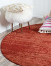 Studio Haven Collection Area Rug -  Gallery (Terracotta) Round Terracotta  lifestyle 38