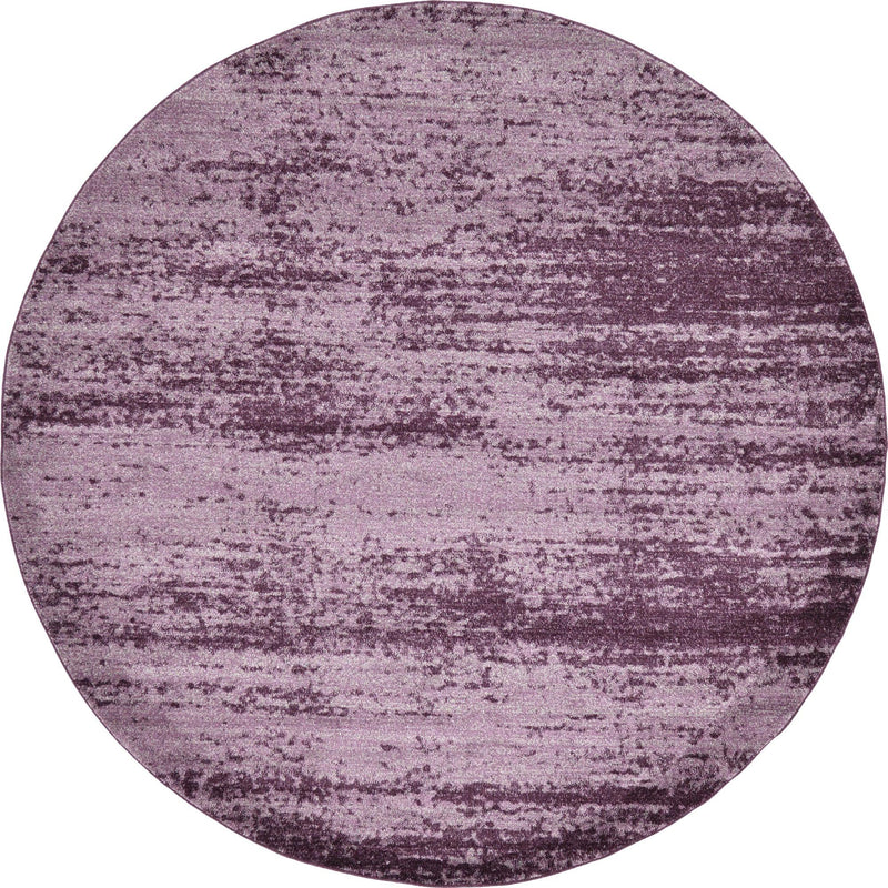 Studio Haven Collection Area Rug -  Gallery (Violet) Round Violet  lifestyle 18