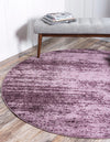 Studio Haven Collection Area Rug -  Gallery (Violet) Round Violet  lifestyle 21
