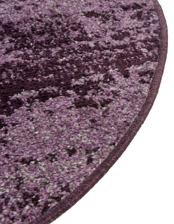 Studio Haven Collection Area Rug -  Gallery (Violet) Round Violet  lifestyle 38