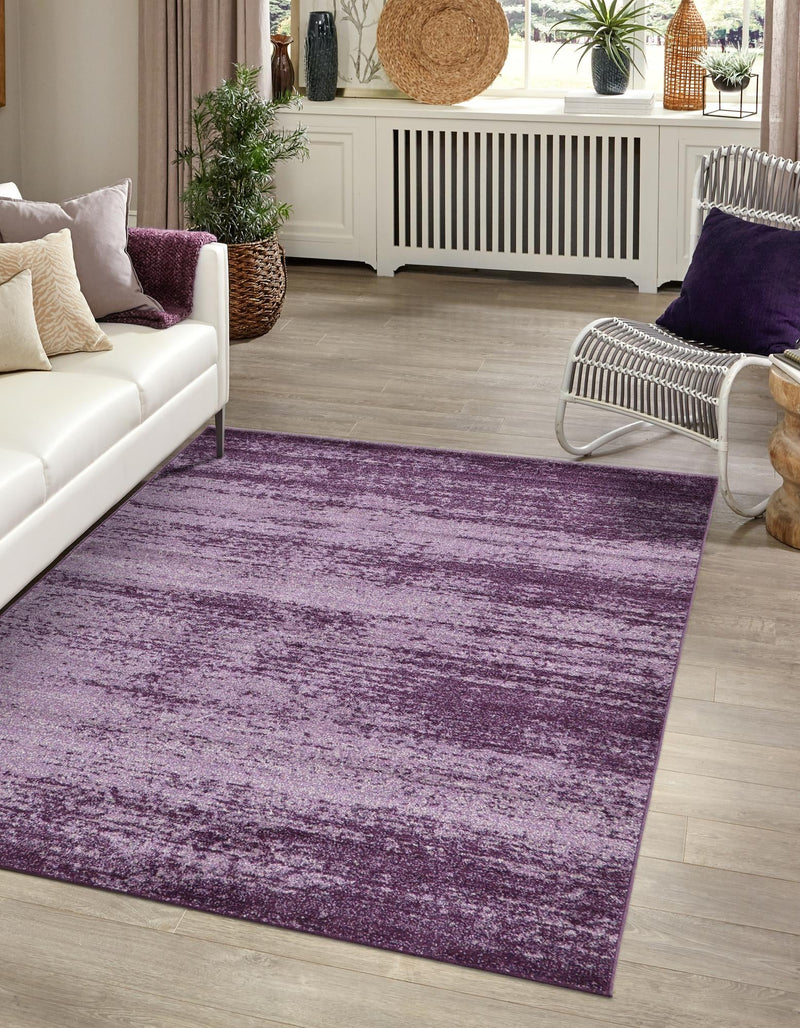 Studio Haven Collection Area Rug -  Gallery (Violet) Rectangle Violet  lifestyle 2