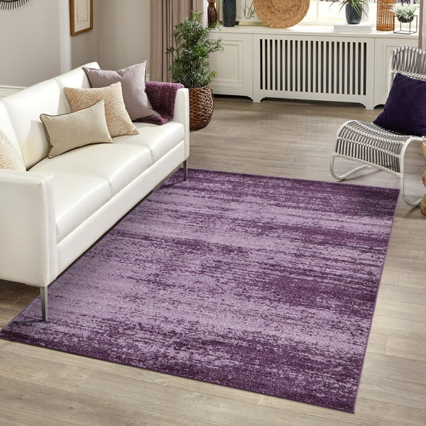 Studio Haven Collection Area Rug -  Gallery (Violet) Rectangle Violet  lifestyle 16