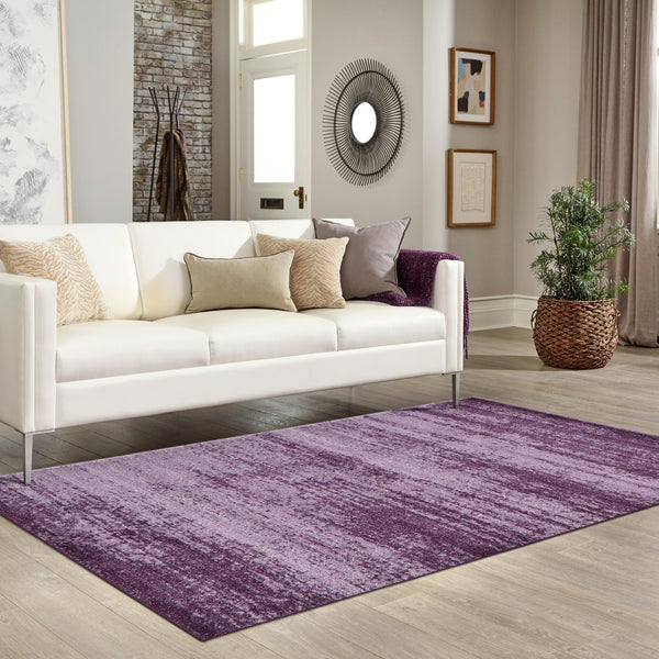 Studio Haven Collection Area Rug -  Gallery (Violet) Rectangle Violet  lifestyle 17