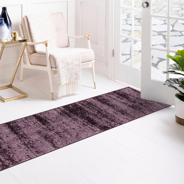 Studio Haven Collection Area Rug -  Gallery (Violet) Runner Violet  lifestyle 68
