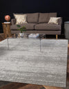 Studio Haven Collection Area Rug -  Gallery (Gray) Square Gray  lifestyle 48