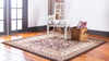 Jaipur Elegance Collection Area Rug -  Nahargarh (Brown) Square Brown  lifestyle 25
