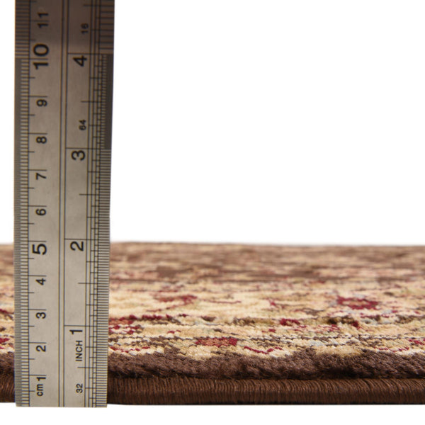 Jaipur Elegance Collection Area Rug -  Nahargarh (Brown) Square Brown  lifestyle 33