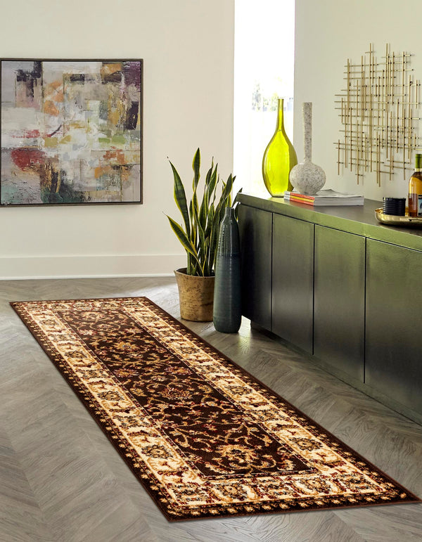 Jaipur Elegance Collection Area Rug -  Nahargarh (Brown) Runner Brown  lifestyle 39